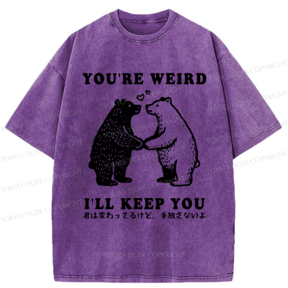 Tokyo-Tiger Forever Weird, Forever Yours Washed T-Shirt