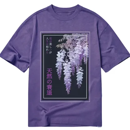Tokyo-Tiger Wisteria Jpanese Flowers Poster Classic T-Shirt