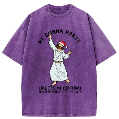 Tokyo-Tiger Party Like the Messiah Washed T-Shirt