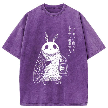 Tokyo-Tiger Moth of Overthinking Washed T-Shirt