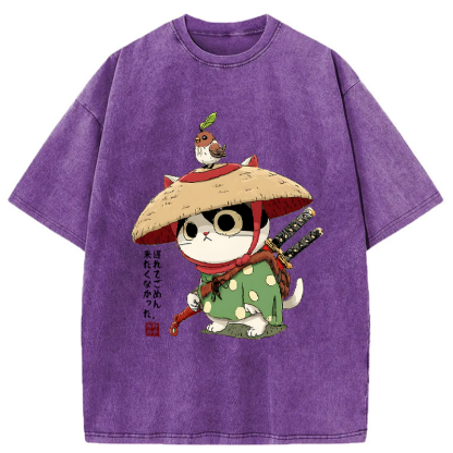 Tokyo-Tiger Sorry I’m Late, I Didn’t Want to Come Washed T-Shirt