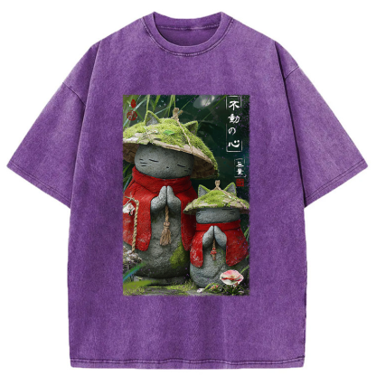 Tokyo-Tiger Zen Guardians Washed T-Shirt