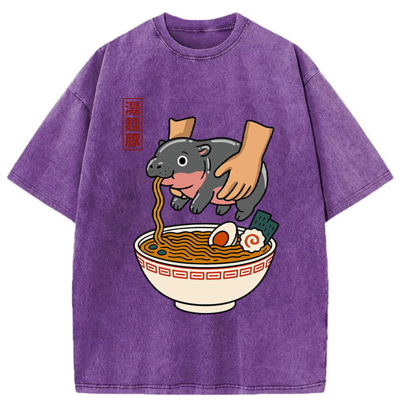 Tokyo-Tiger Noodles Got Me Washed T-Shirt