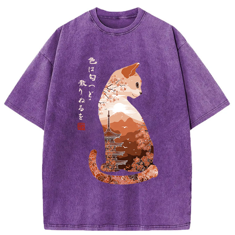 Tokyo-Tiger Beauty in Transience Washed T-Shirt