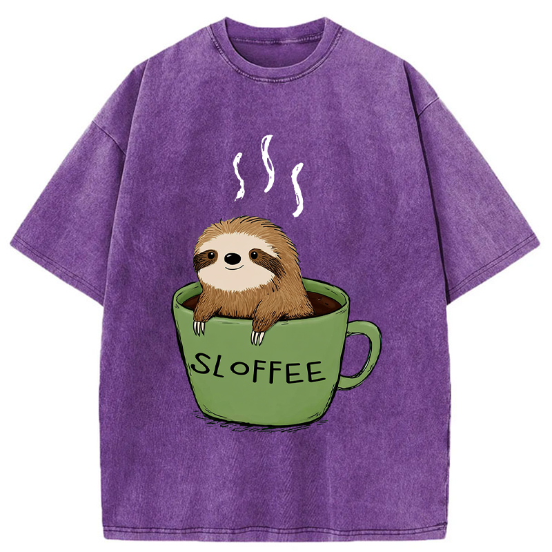 Tokyo-Tiger Sloffee Time Washed T-Shirt