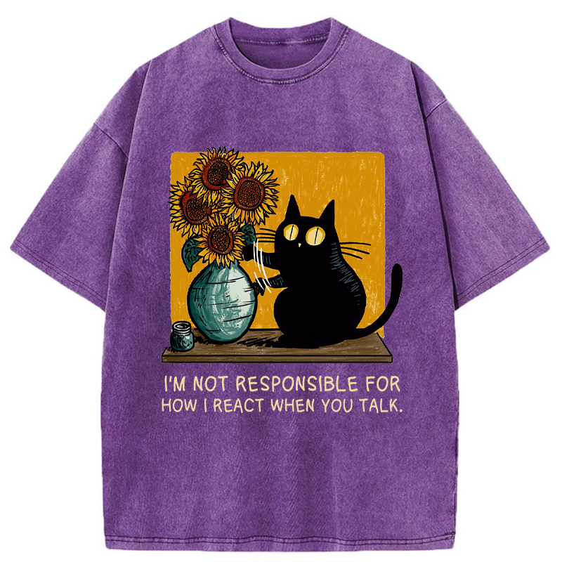 Tokyo-Tiger Blame The Words, Not Me Washed T-Shirt