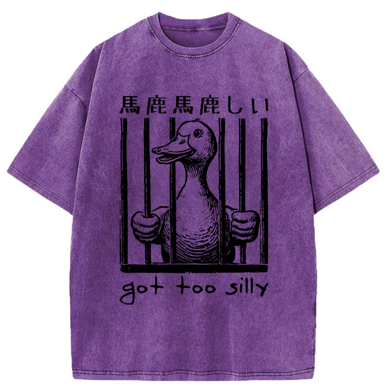 Tokyo-Tiger Silly Goose Lockup Washed T-Shirt