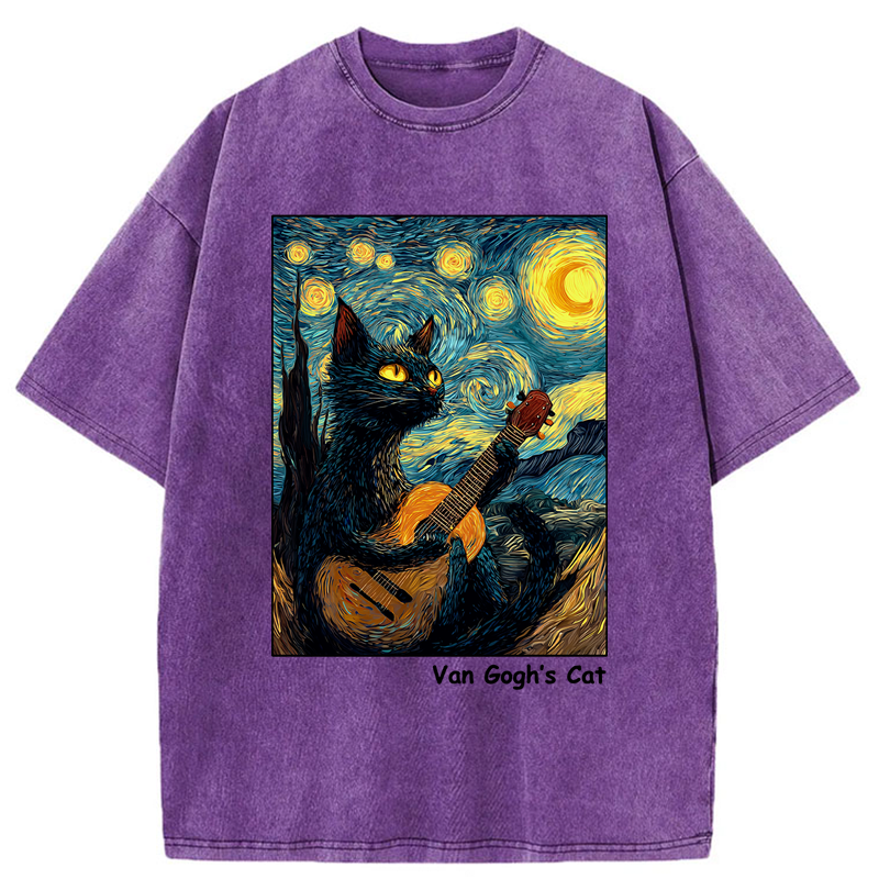 Tokyo-Tiger The Starry Musician Washed T-Shirt