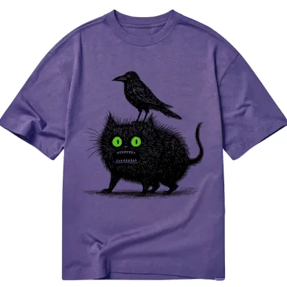 Tokyo-Tiger Crow And Black Cat Classic T-Shirt