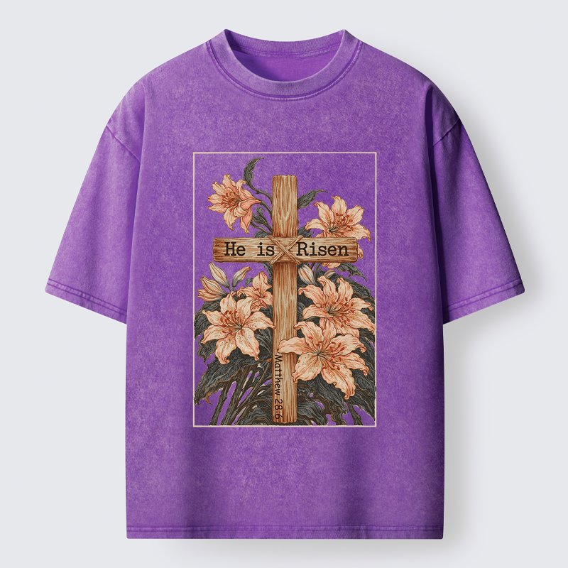 Tokyo-Tiger The Resurrection Lily Washed T-Shirt