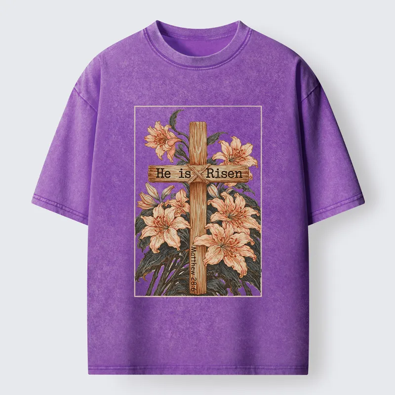 Tokyo-Tiger The Resurrection Lily Washed T-Shirt