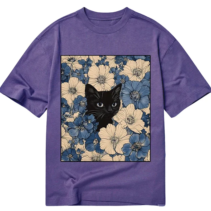 Tokyo-Tiger Cat In The Flowers Classic T-Shirt