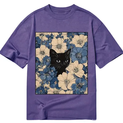 Tokyo-Tiger Cat In The Flowers Classic T-Shirt