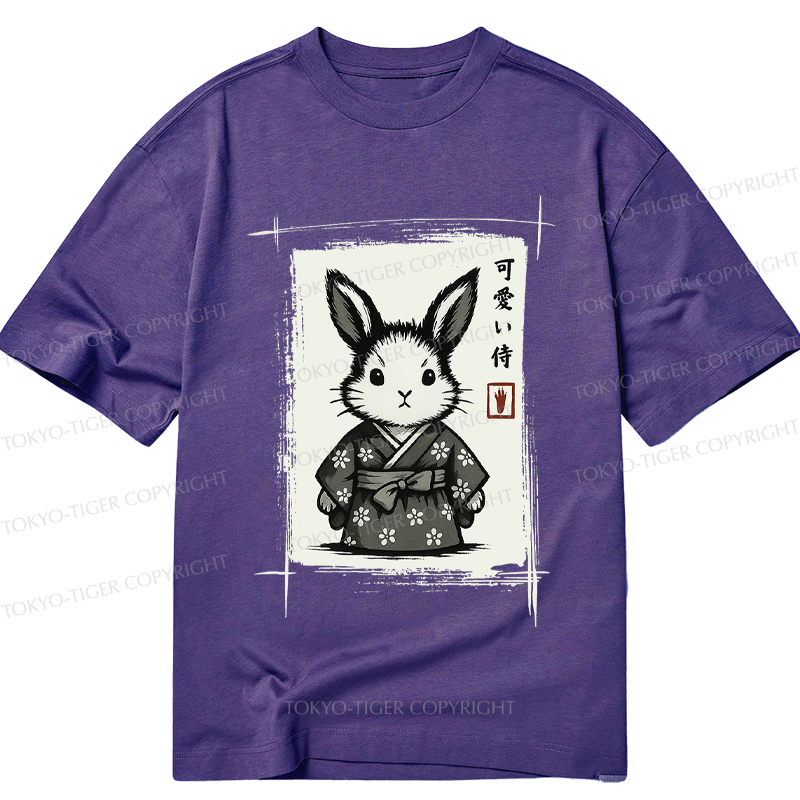 Tokyo-Tiger Woodcut Bunny Classic T-Shirt