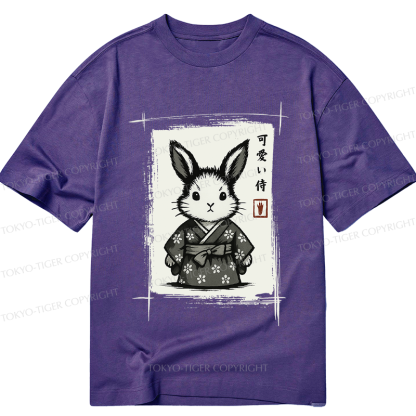 Tokyo-Tiger Woodcut Bunny Classic T-Shirt