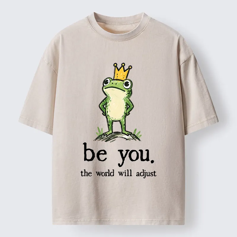 Tokyo-Tiger Confident Crown Frog Washed T-Shirt