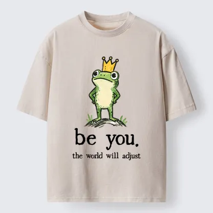 Tokyo-Tiger Confident Crown Frog Washed T-Shirt