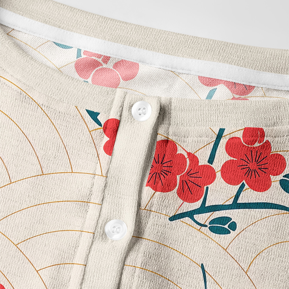 Tokyo-Tiger Blossom Wave Women's Lightweight Cardigan