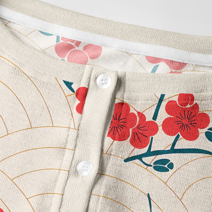 Tokyo-Tiger Blossom Wave Women's Lightweight Cardigan