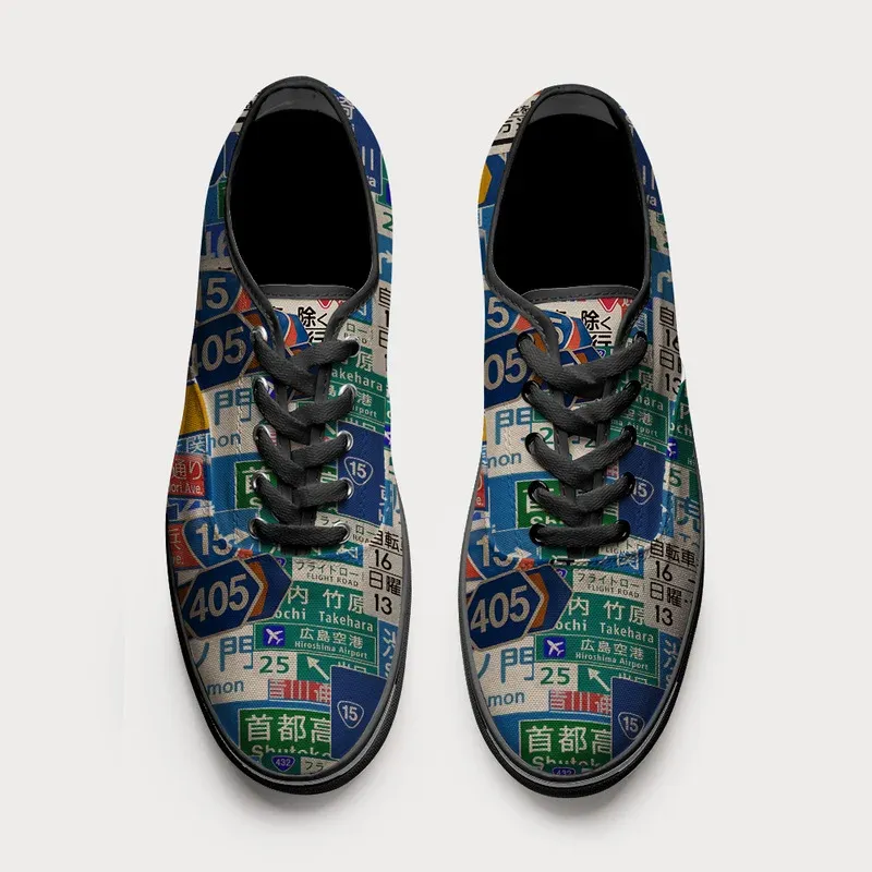 Tokyo-Tiger Japanese Urban Navigation Canvas Shoes