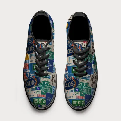 Tokyo-Tiger Japanese Urban Navigation Canvas Shoes