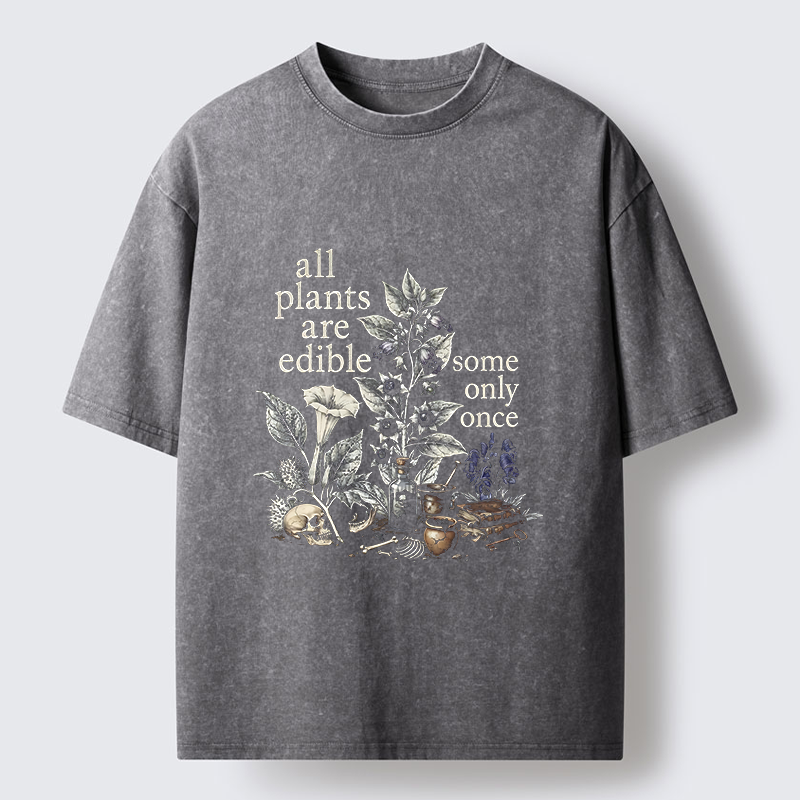 Tokyo‑Tiger Funny Toxic Flora Washed T‑Shirt