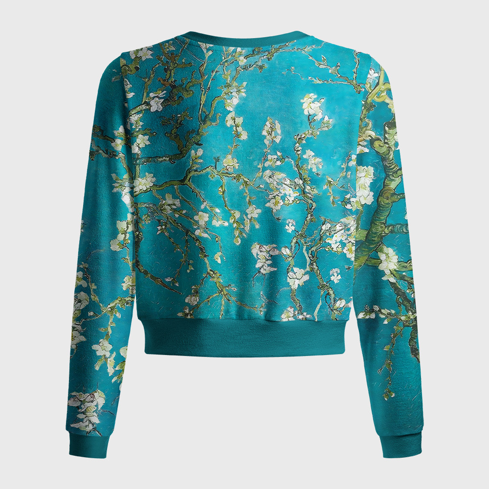 Tokyo-Tiger Blossoming Almond Tree Women's Lightweight Cardigan