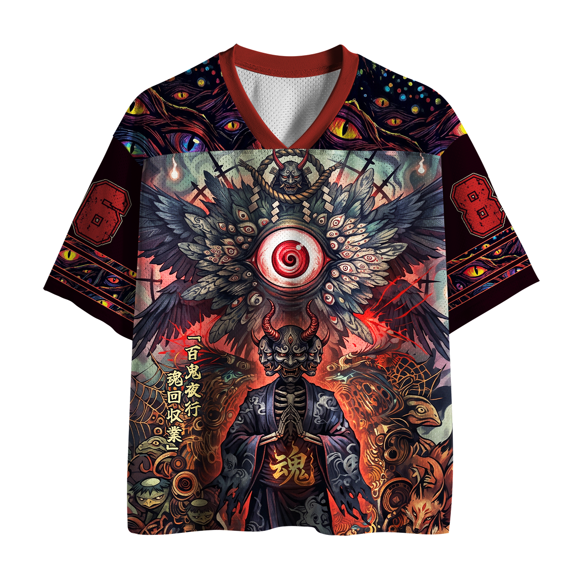 Tokyo-Tiger Night Yōkai Soul Collector Mesh Jersey
