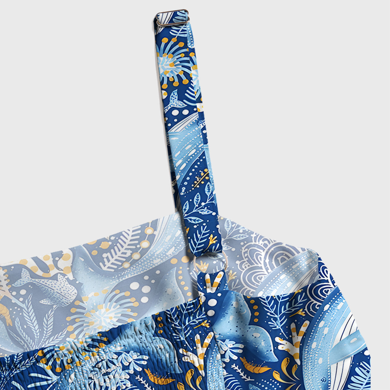 Tokyo-Tiger Whales In The Ocean Maxi Dress