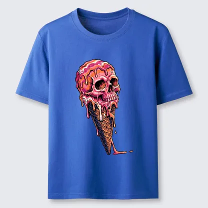 Tokyo-Tiger Skull Ice Cream Art Classic T-Shirt