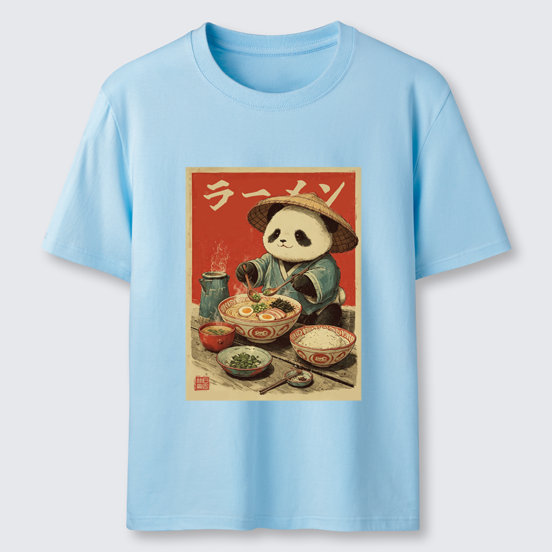 Tokyo-Tiger Panda Enjoying Ramen Classic T-Shirt