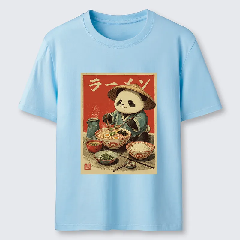 Tokyo-Tiger Panda Enjoying Ramen Classic T-Shirt Sale