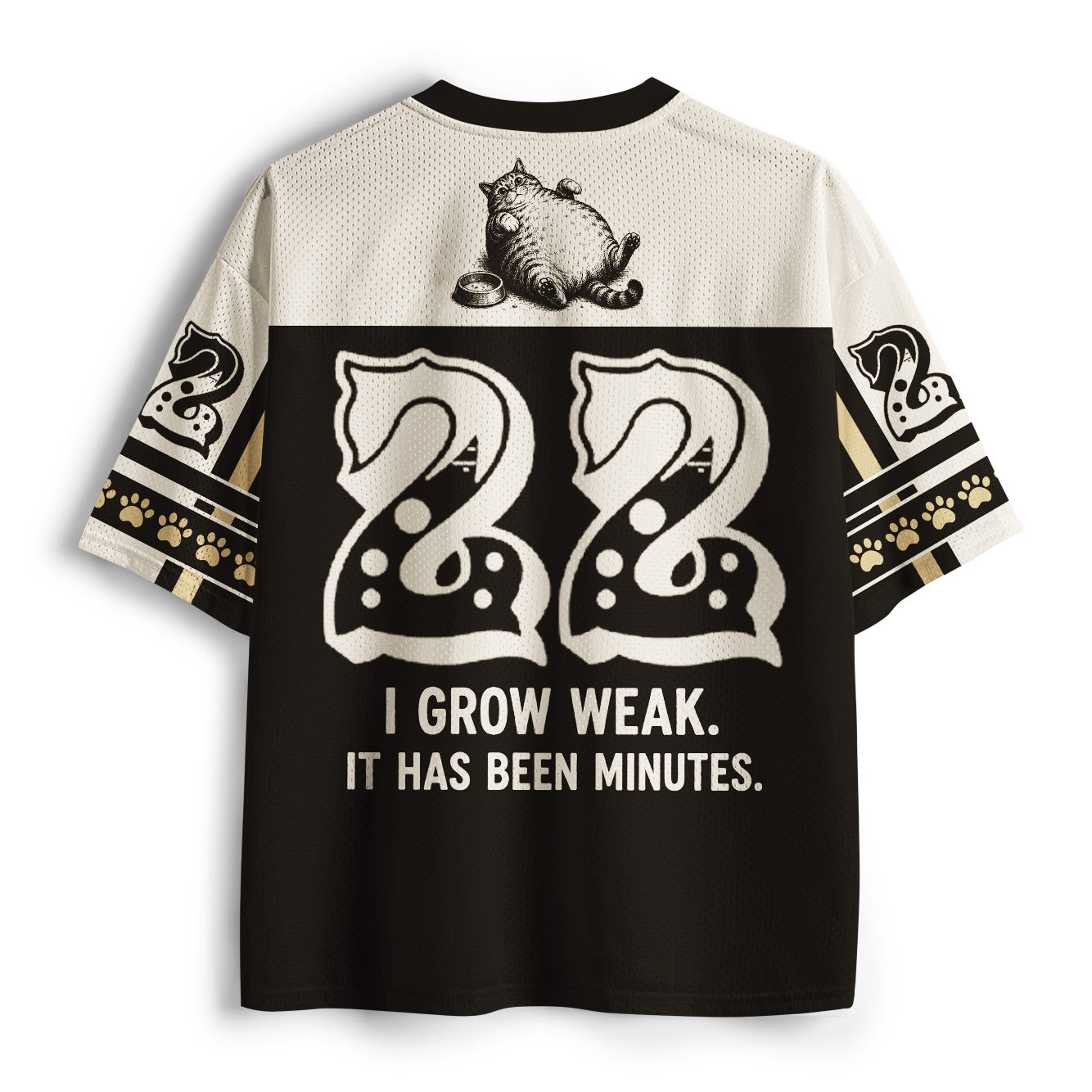 Tokyo-Tiger The Ultimate Cat Weight Guide Chonky Cat Mesh Jersey