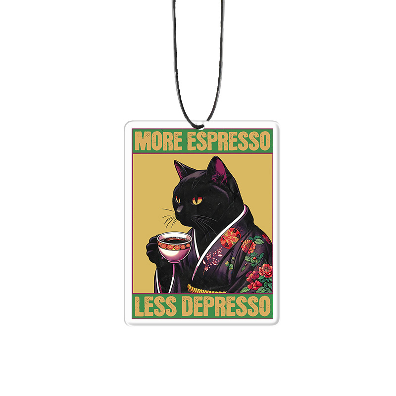 Tokyo-Tiger Up Caffeine Down Depression Car Air Freshener