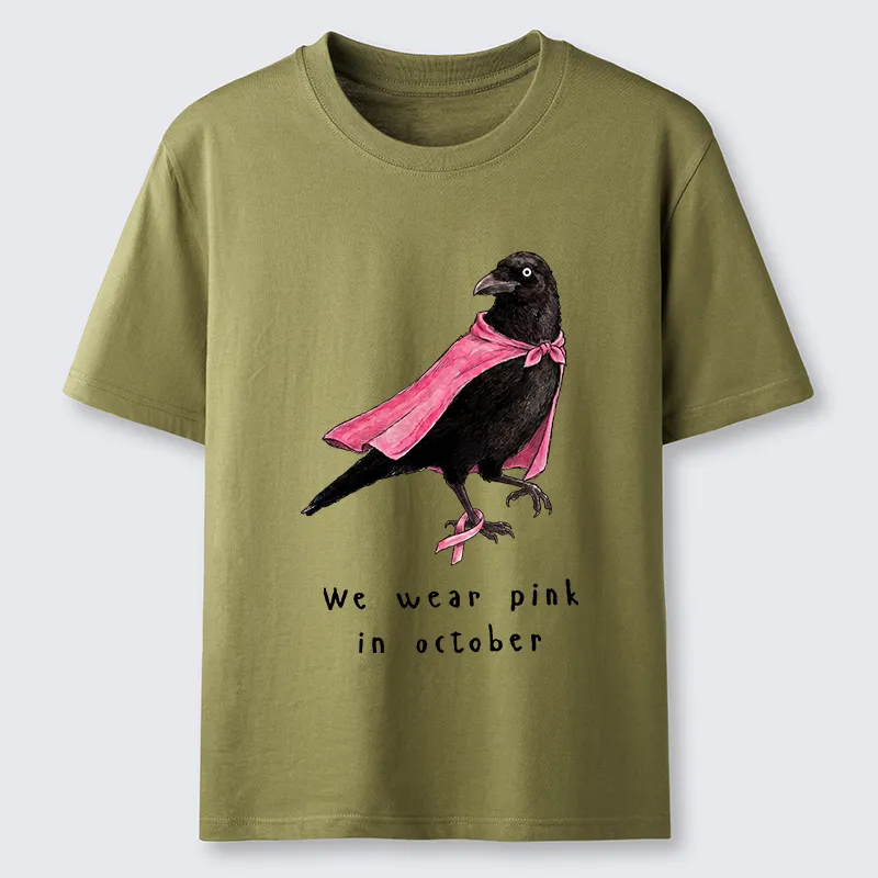 Tokyo-Tiger Pink Ribbon Raven Breast Cancer Awareness Classic T-Shirt