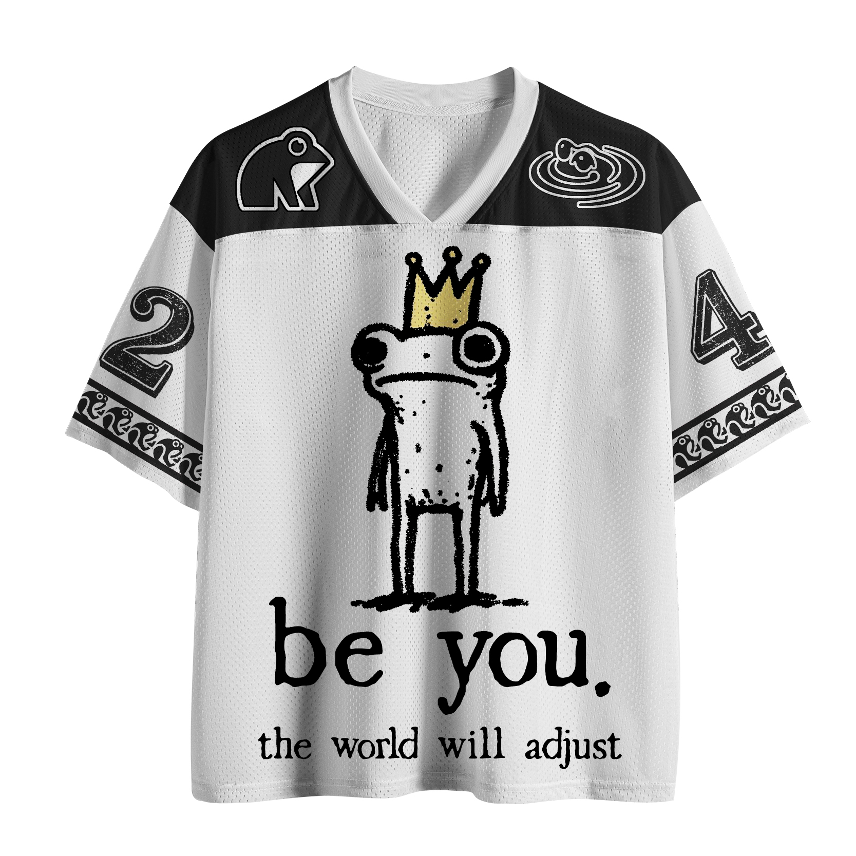 Tokyo-Tiger Crown Frog Stays True To Self Mesh Jersey