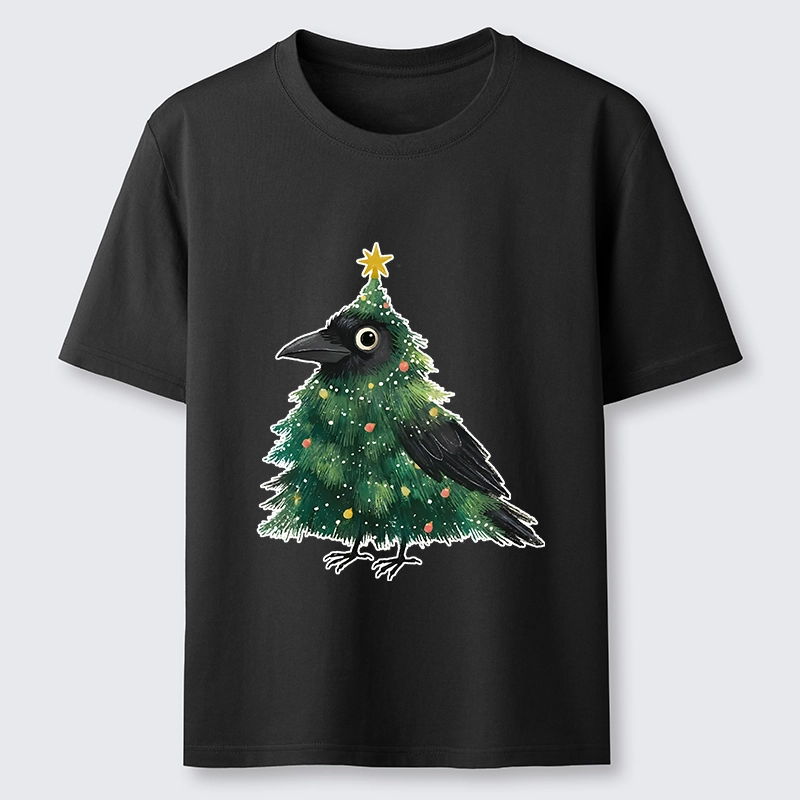 Tokyo-Tiger Cute Christmas Tree Crow Classic T-Shirt