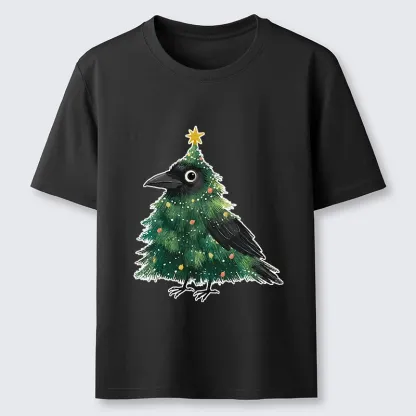 Tokyo-Tiger Cute Christmas Tree Crow Classic T-Shirt