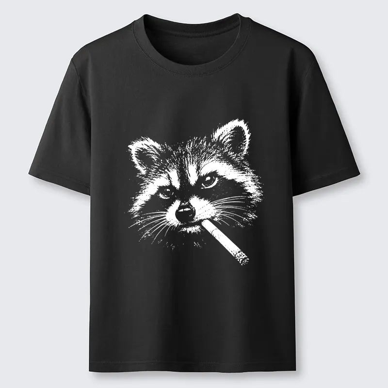 Tokyo-Tiger Vintage Smoking Raccoon Classic T-Shirt Sale