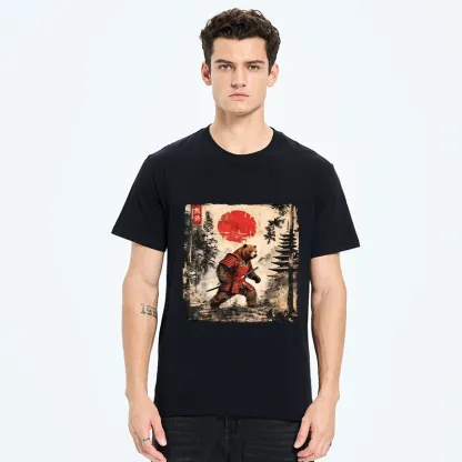 Tokyo-Tiger Japanese Samurai Bear With Katana Classic T-Shirt