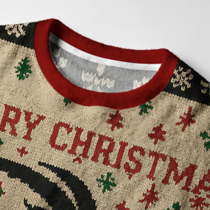 Tokyo-Tiger Krampus：The Price Of Cheer Is Paid In Fear Christmas Ugly Sweatshirt