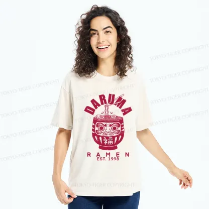 Tokyo-Tiger Daruma Ramen Washed T-Shirt