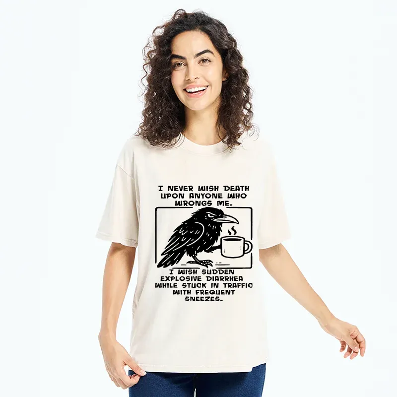 Tokyo-Tiger Curse Of The Raven Washed T-Shirt