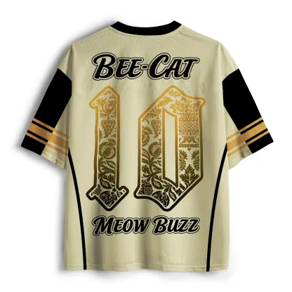 Tokyo-Tiger Meow & Buzz Mesh Jersey