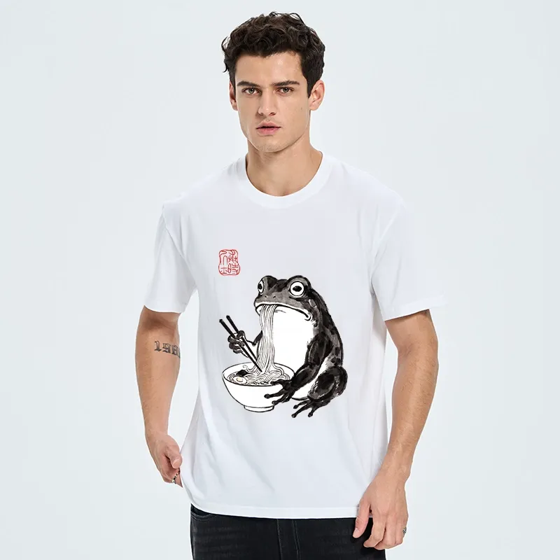 Tokyo-Tiger Cat Loves Eating Pasta Classic T-Shirt