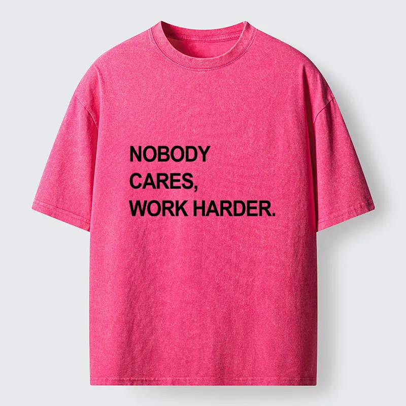 Tokyo-Tiger No Excuse Work Hard Meme Washed T-Shirt