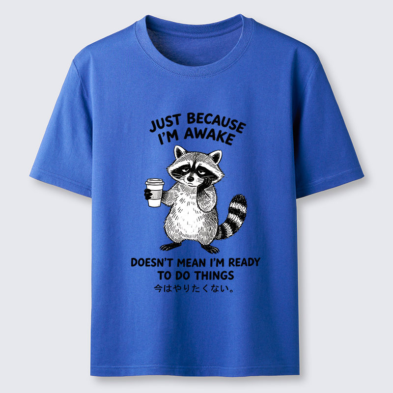 Tokyo-Tiger Tired Raccoon Coffee Classic T-Shirt