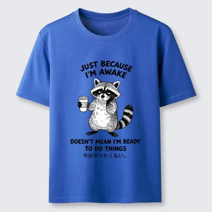 Tokyo-Tiger Tired Raccoon Coffee Classic T-Shirt