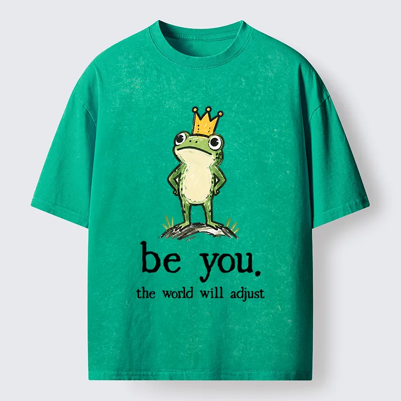 Tokyo-Tiger Confident Crown Frog Washed T-Shirt