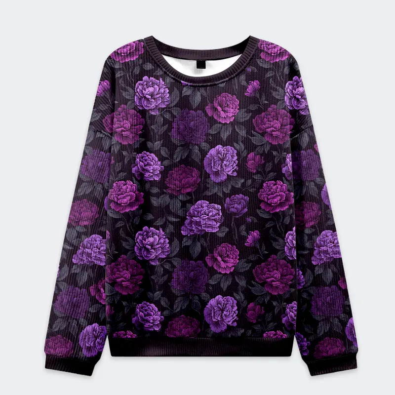 Tokyo-Tiger Peony Grace Christmas Ugly Sweatshirt